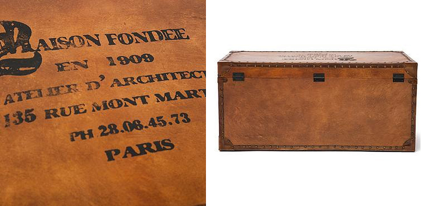 Стол-сундук Vintage buffalo leather chest-table - Loft-Concept в Барнауле