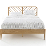 Кровать из массива дуба Reyer Oak Bed варинант исполнения - 2 | Loft Concept в Барнауле