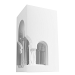 Встраиваемый в стену гипсовый светильник под покраску с арками и рельефными колоннами Antiquity Athena варинант исполнения - 4 | Loft Concept в Барнауле