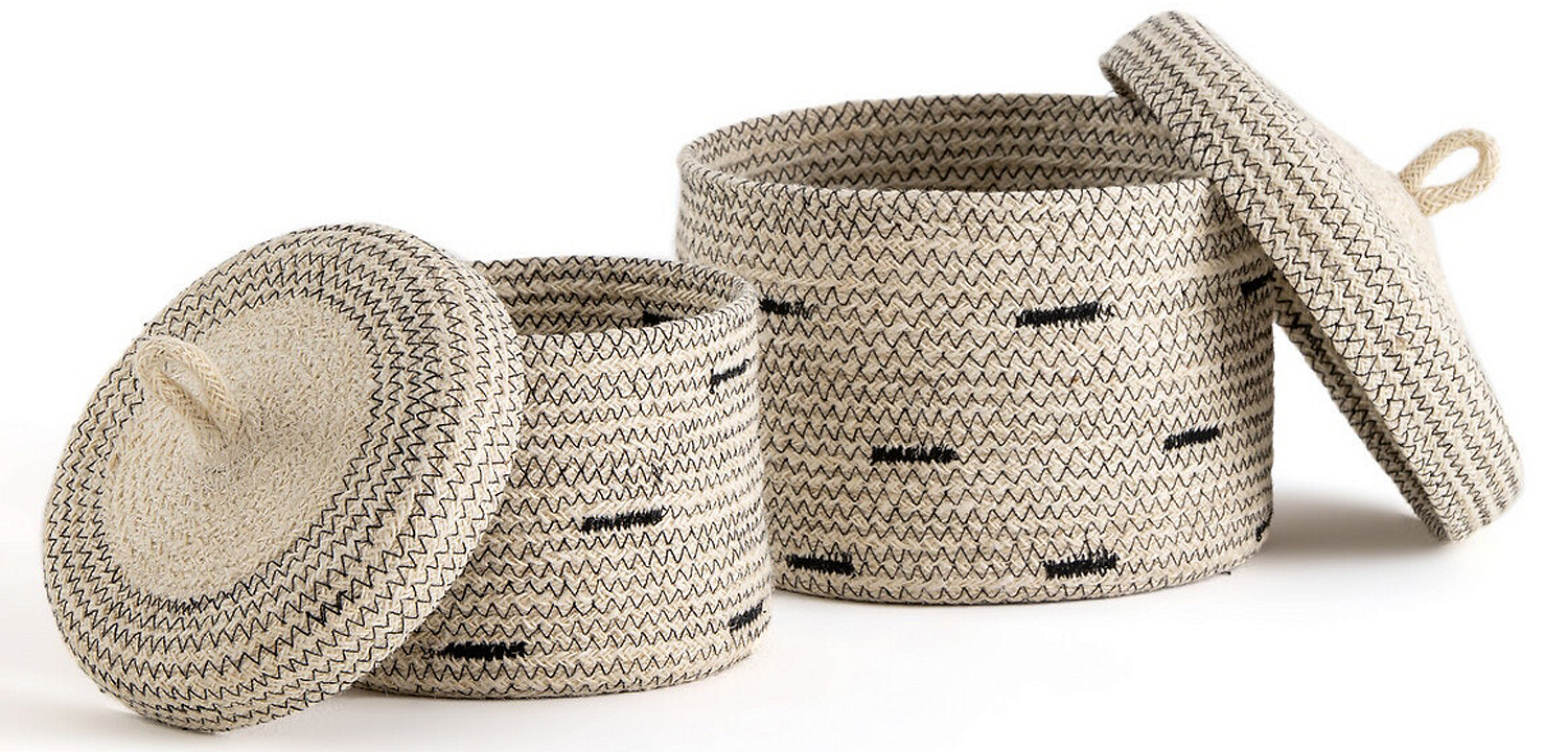 Комплект корзин из джута Wicker Baskets Комплект корзин из джута Wicker Baskets - Loft-Concept в Барнауле