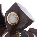 Настольный письменный набор из природного камня обсидиана коричневого Team leader варинант исполнения - 3 | Loft Concept в Барнауле