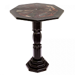 Кофейный стол из натуральных камней Змеевик и Яшма Natural Stone Tables варинант исполнения - 11 | Loft Concept в Барнауле