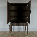 Кабинетный шкаф Elsa Dreams Walnut с 2-мя ящиками варинант исполнения - 4 | Loft Concept в Барнауле