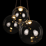 Подвесной светильник Ring прозрачное стекло варинант исполнения - 1 | Loft Concept в Барнауле