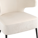 Современное мягкое кресло на металлических ножках Rakush Milk варинант исполнения - 6 | Loft Concept в Барнауле