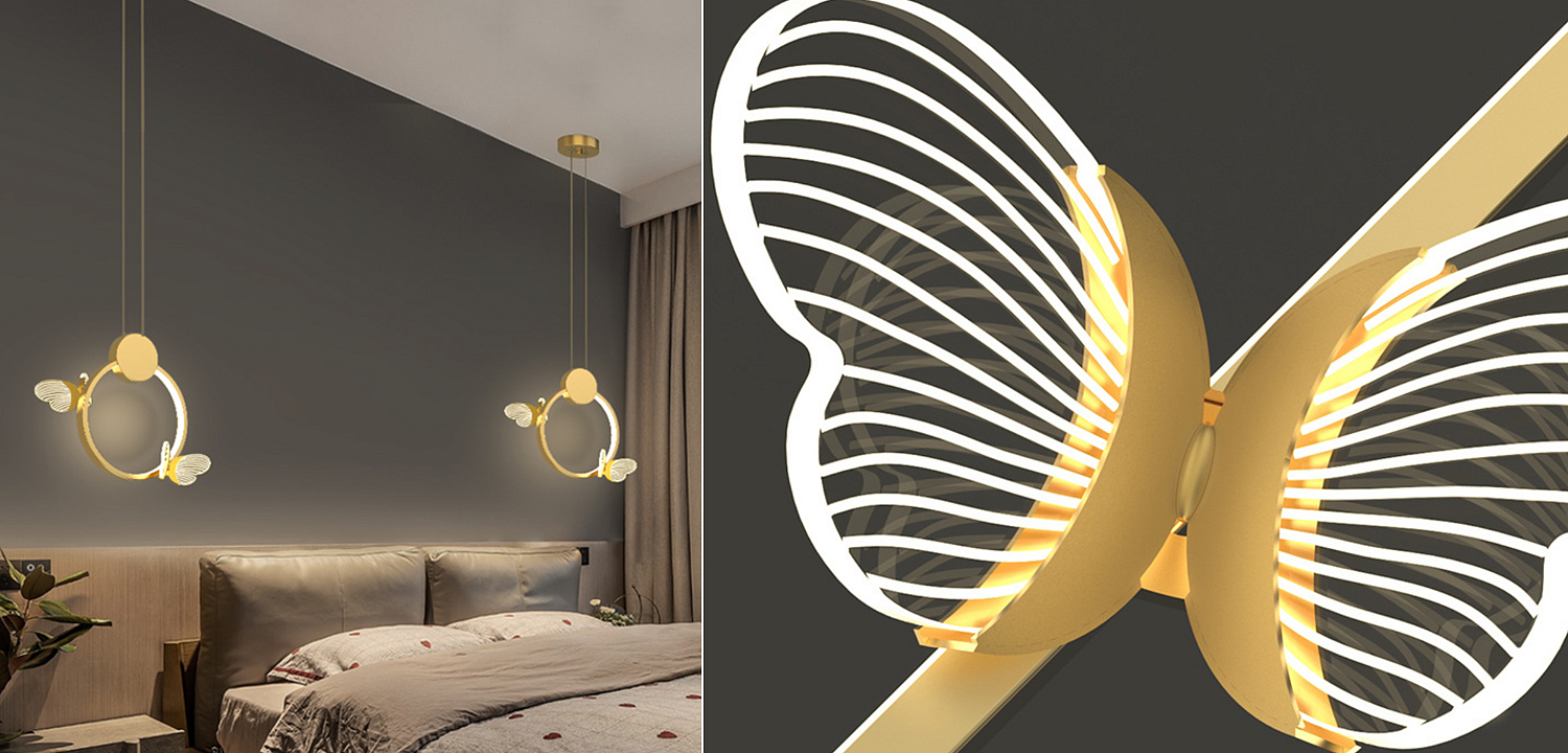 Светильник Butterfly Gold Circle Светильник Butterfly Gold Circle - Loft-Concept в Барнауле