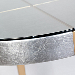 Столик журнальный серебристый с круглой столешницей Showing Refinement варинант исполнения - 1 | Loft Concept в Барнауле