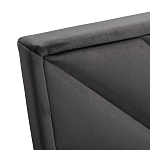 Кровать серая с подъемным механизмом Adelaide варинант исполнения - 3 | Loft Concept в Барнауле