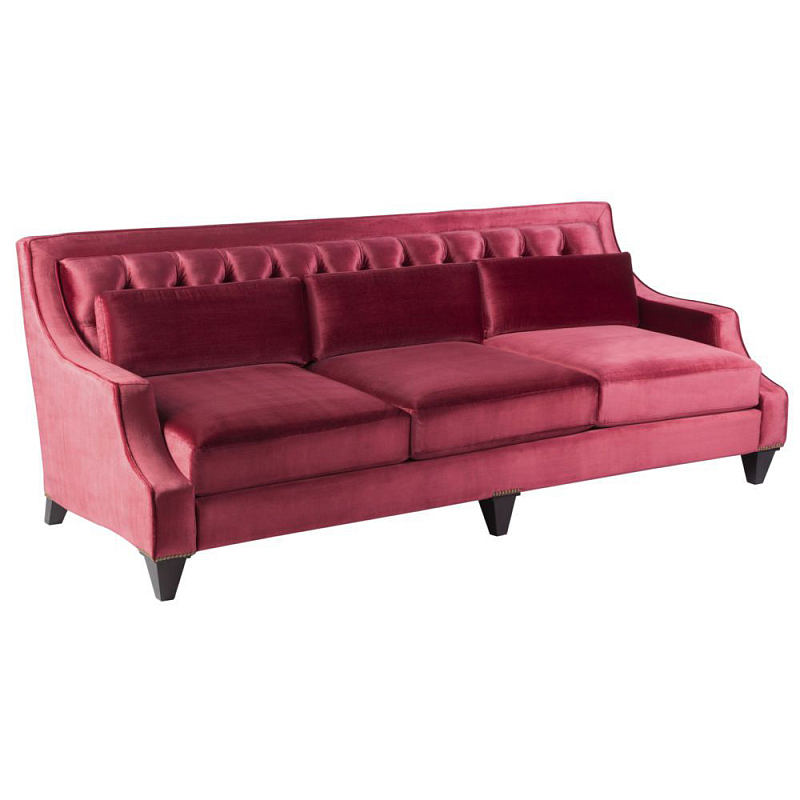 Диван Tufted pearl Розовый (Rose) Коричневый Диван Tufted pearl Розовый (Rose) Коричневый в Барнауле | Loft Concept