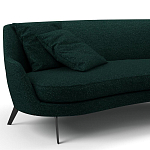 Мебельная ткань Шенилл темно-зеленый цвет 138 см T4-36 варинант исполнения - 5 | Loft Concept в Барнауле