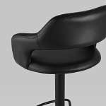 Барный стул черного цвета Strohach варинант исполнения - 6 | Loft Concept в Барнауле