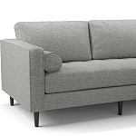 Мебельная ткань Шенилл серый цвет 138 см T4-29 варинант исполнения - 5 | Loft Concept в Барнауле