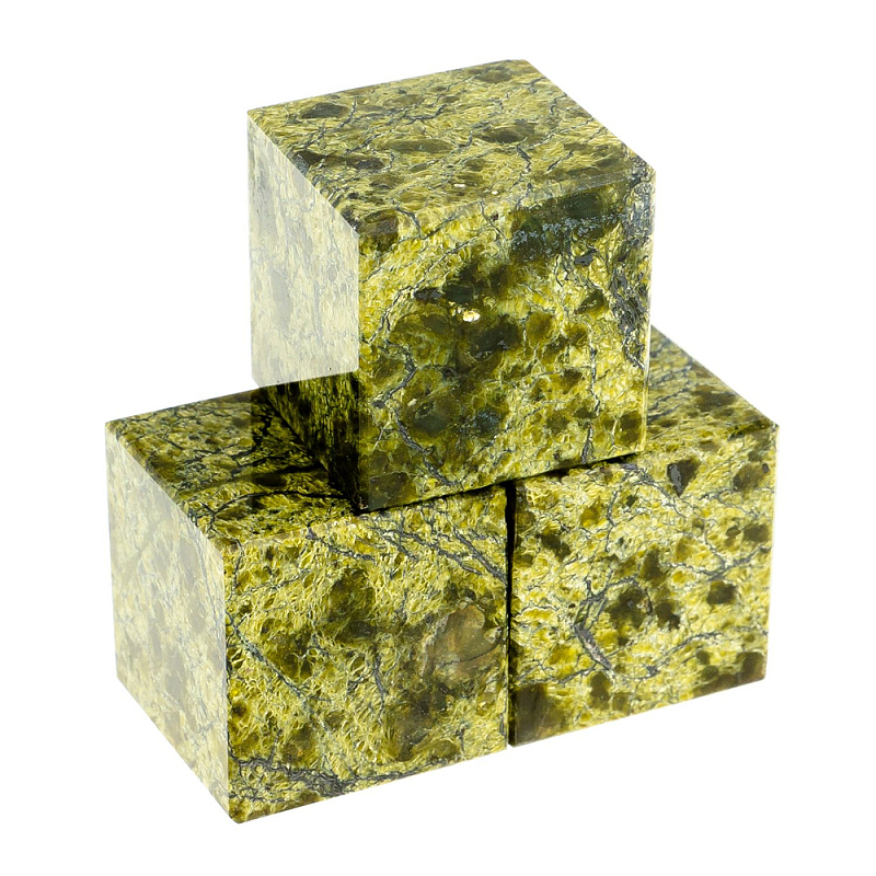 Камни для охлаждения виски из натурального камня змеевик Natural Stone Cube Зеленый Камни для охлаждения виски из натурального камня змеевик Natural Stone Cube Зеленый в Барнауле | Loft Concept