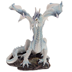 Декоративная статуэтка Белый Дракон Dragon White Statuette варинант исполнения - 4 | Loft Concept в Барнауле