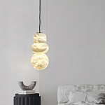 Подвесной светильник с фигурными плафонами Stone Triad варинант исполнения - 7 | Loft Concept в Барнауле