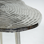 Металлический кофейный столик Puddle Silver варинант исполнения - 2 | Loft Concept в Барнауле