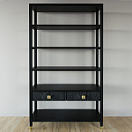 Стеллаж с двумя ящиками Elsa Dreams Black варинант исполнения - 4 | Loft Concept в Барнауле