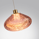 Подвесной светильник с прозрачным стеклянным плафоном округлой формы Effervia  варинант исполнения - 3 | Loft Concept в Барнауле