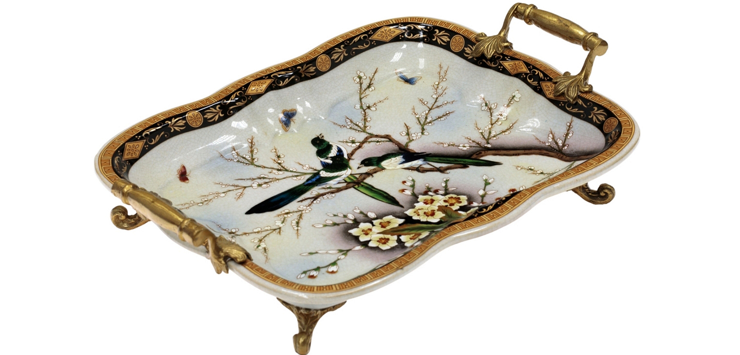 Поднос Magpies on Cherry Blossoms Поднос Magpies on Cherry Blossoms - Loft-Concept в Барнауле