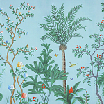 Обои ручная роспись Amazonia Duck Egg варинант исполнения - 3 | Loft Concept в Барнауле