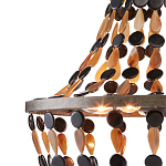 Люстра каплевидной формы с подвесками в виде декоративных бусин Flat Beads варинант исполнения - 1 | Loft Concept в Барнауле