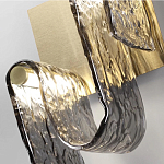 Бра волнистой формы из фактурного стекла Wave варинант исполнения - 4 | Loft Concept в Барнауле