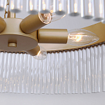 Люстра подвесная круглая со стеклянными трубками Nembus варинант исполнения - 3 | Loft Concept в Барнауле