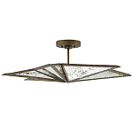 Потолочный светильник фигурный с состаренными зеркальными панелями Antique Mirror варинант исполнения - 2 | Loft Concept в Барнауле