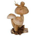 Статуэтка из дерева улитка Animals of the World варинант исполнения - 4 | Loft Concept в Барнауле