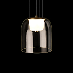 Подвесной светильник с цилиндрическим прозрачным стеклянным плафоном Grada Light варинант исполнения - 5 | Loft Concept в Барнауле