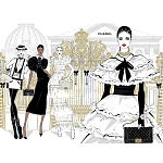 Megan Hess. Elegance варинант исполнения - 4 | Loft Concept в Барнауле