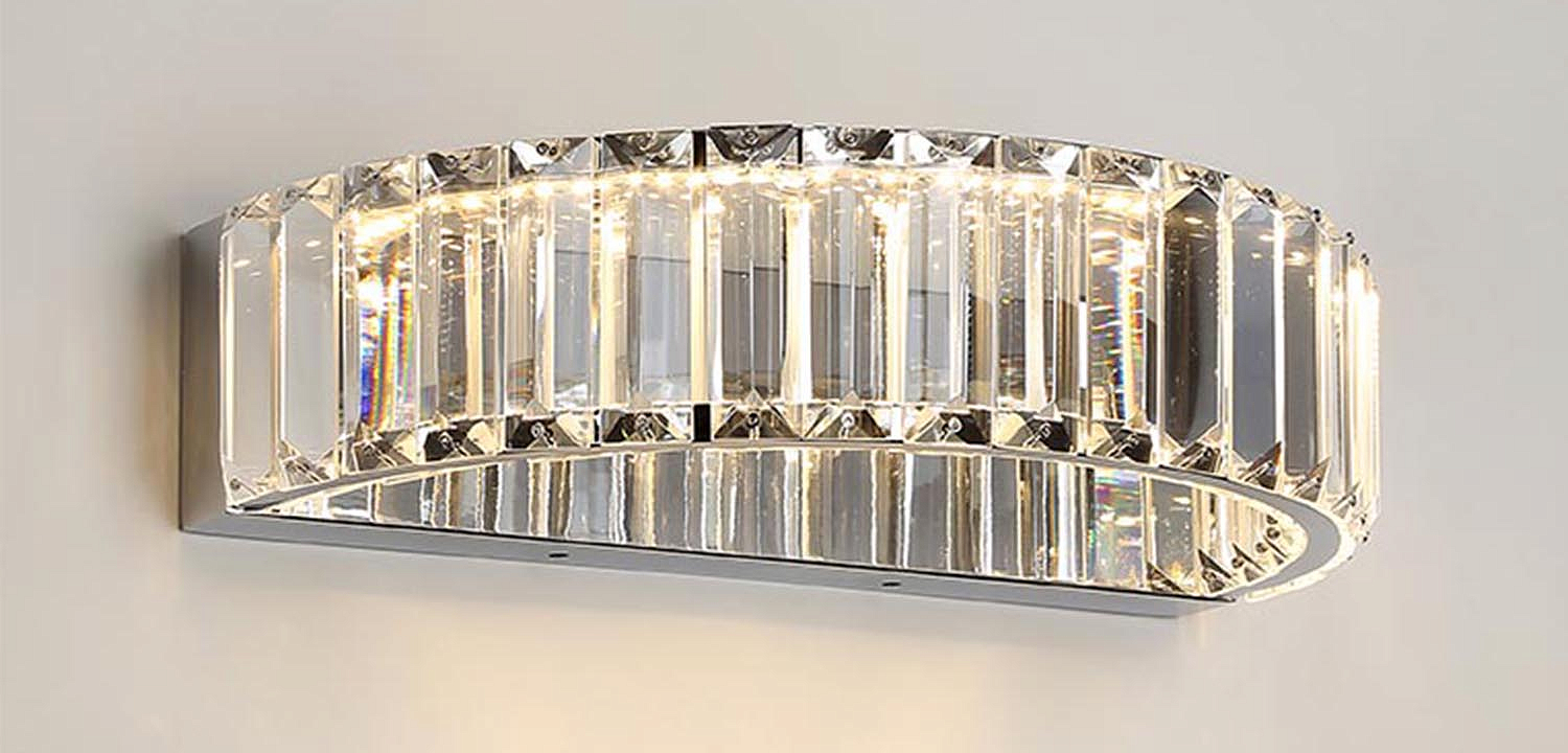 Бра Crystal Shine Linda Chrome Wall Lamp A Бра Crystal Shine Linda Chrome Wall Lamp A - Loft-Concept в Барнауле