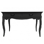 Консоль черного цвета из массива бука в стиле прованс Black Provence варинант исполнения - 2 | Loft Concept в Барнауле