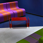 Дизайнерский кофейный стол Poltronova T01 Red Coffee Table варинант исполнения - 3 | Loft Concept в Барнауле