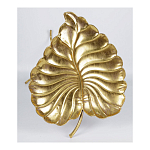 Столик приставной с столешницей Тропический лист Tropical Forest gold варинант исполнения - 4 | Loft Concept в Барнауле