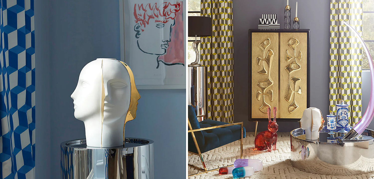 Ваза Jonathan Adler ATLAS SPLIT VASE Ваза Jonathan Adler ATLAS SPLIT VASE - Loft-Concept в Барнауле