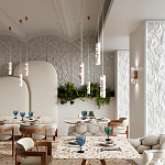 Подвесной светильник с цилиндрическим белым бетонным плафоном Terrazzo Light варинант исполнения - 3 | Loft Concept в Барнауле