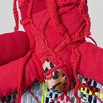 Настенный ковер разноцветный из одежды Heart варинант исполнения - 4 | Loft Concept в Барнауле