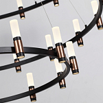 Люстра подвесная с тремя круглыми ярусами и цилиндрическими плафонами Arnaut Light варинант исполнения - 5 | Loft Concept в Барнауле