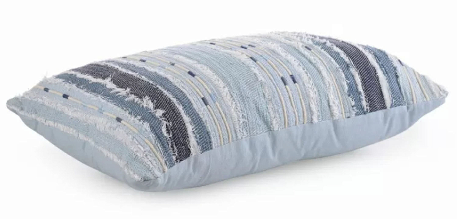 Подушка Blue Ikat stripes Подушка Blue Ikat stripes - Loft-Concept в Барнауле
