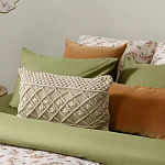 Чехол на подушку с макраме бежевого цвета Macrame варинант исполнения - 7 | Loft Concept в Барнауле