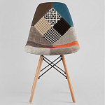 Стул с обивкой в технике пэчворк DSW варинант исполнения - 2 | Loft Concept в Барнауле