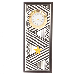 Часы подарочные настольные в виде погона Генерала из натурального камня Змеевик Silver Military Clock варинант исполнения - 10 | Loft Concept в Барнауле