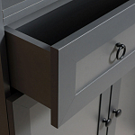 Стеллаж с ящиком и 2-мя дверцами Percent Rack варинант исполнения - 6 | Loft Concept в Барнауле