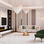 Бра с подвесками из рифленного стекла в форме капель Textured Glass варинант исполнения - 4 | Loft Concept в Барнауле