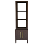 Этажерка Primo с тумбой шпон темный орех варинант исполнения - 1 | Loft Concept в Барнауле