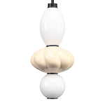 Подвесной светильник фигурный с керамическими элементами Light Fragrant варинант исполнения - 4 | Loft Concept в Барнауле