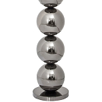 Торшер с основанием в виде металлических сфер Balance Floor Lamp Black варинант исполнения - 2 | Loft Concept в Барнауле