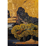 Кофейный стол с японским пейзажем Bohemia coffee table  варинант исполнения - 6 | Loft Concept в Барнауле