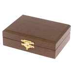 Визитница карманная металлическая с гравюрой Герба России в подарочной коробке Gold Metal Business Card Holders варинант исполнения - 4 | Loft Concept в Барнауле